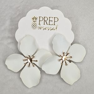 Amelia Flower Statement Earrings